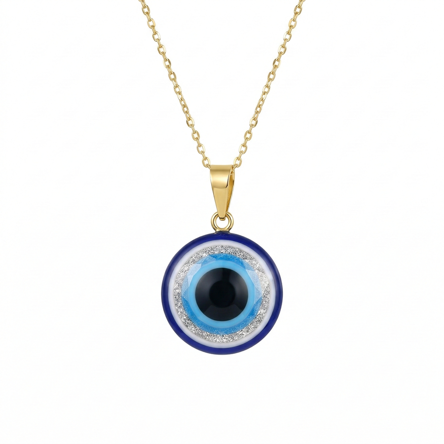 Baby Evil Eye Pendant — 18K Gold, Exclusive Collector's Piece