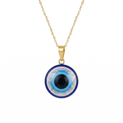 Baby Evil Eye Pendant — 18K Gold, Exclusive Collector's Piece
