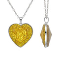 Yellow Opal Pendant — 925 Sterling Silver