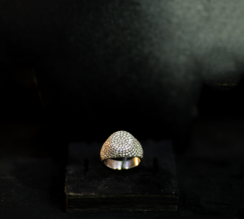 Natural Loose Diamond Ring — 2 Carats VVS, Platinum-Plated 925 Silver