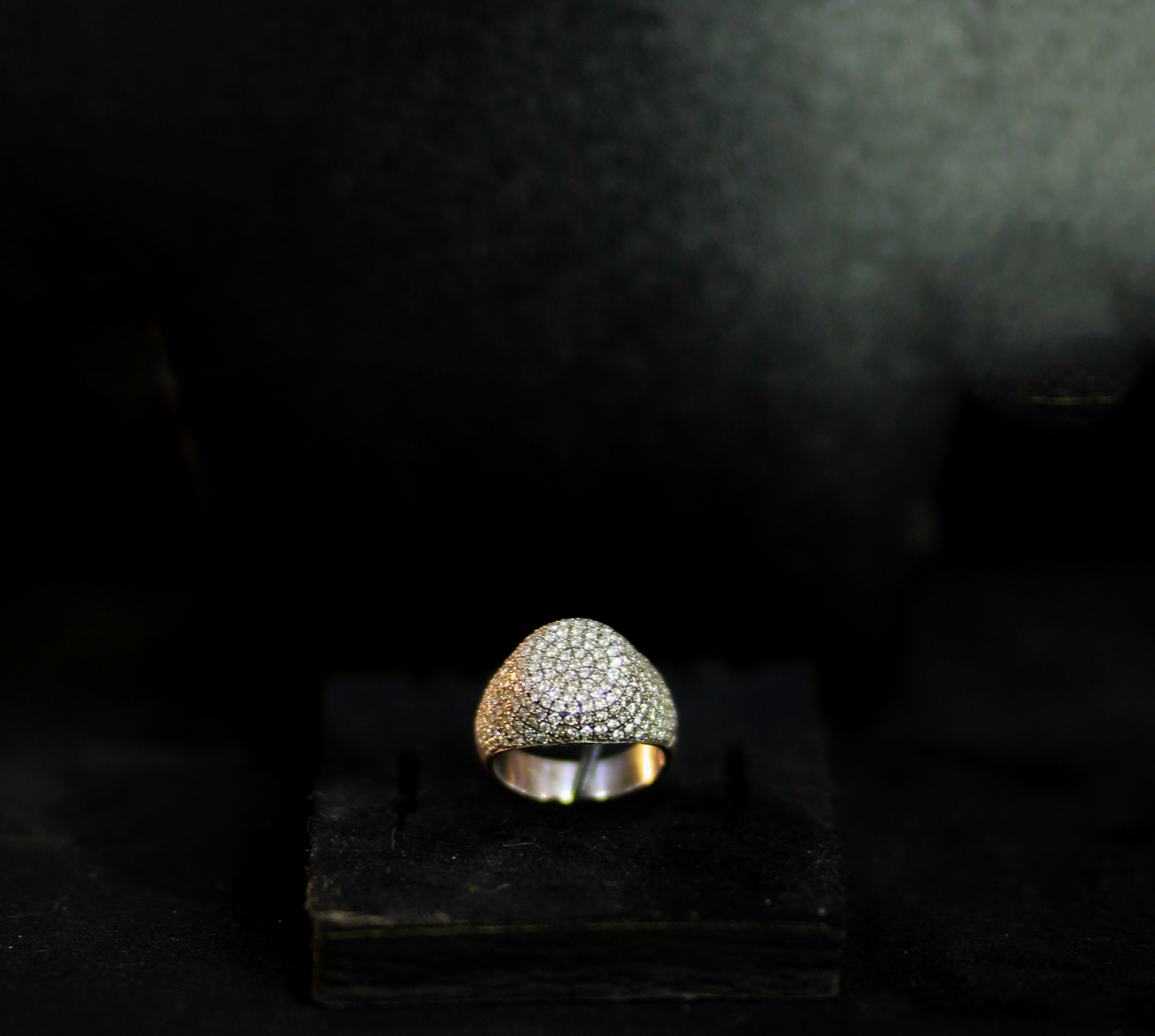 Natural Loose Diamond Ring — 2 Carats VVS, Platinum-Plated 925 Silver